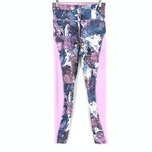 Adidas Leggings Women's Size Small Primegreen Aeroready Active Marble Print